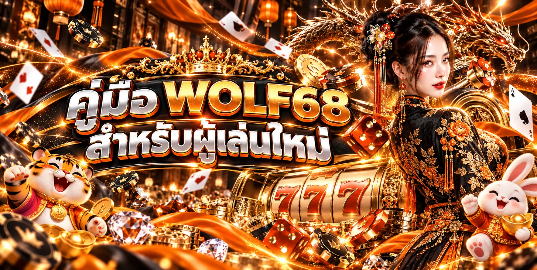 คู่มือ WOLF68 สำหรับผู้เล่นใหม่ ตั้งแต่สมัครถึงฝากถอน